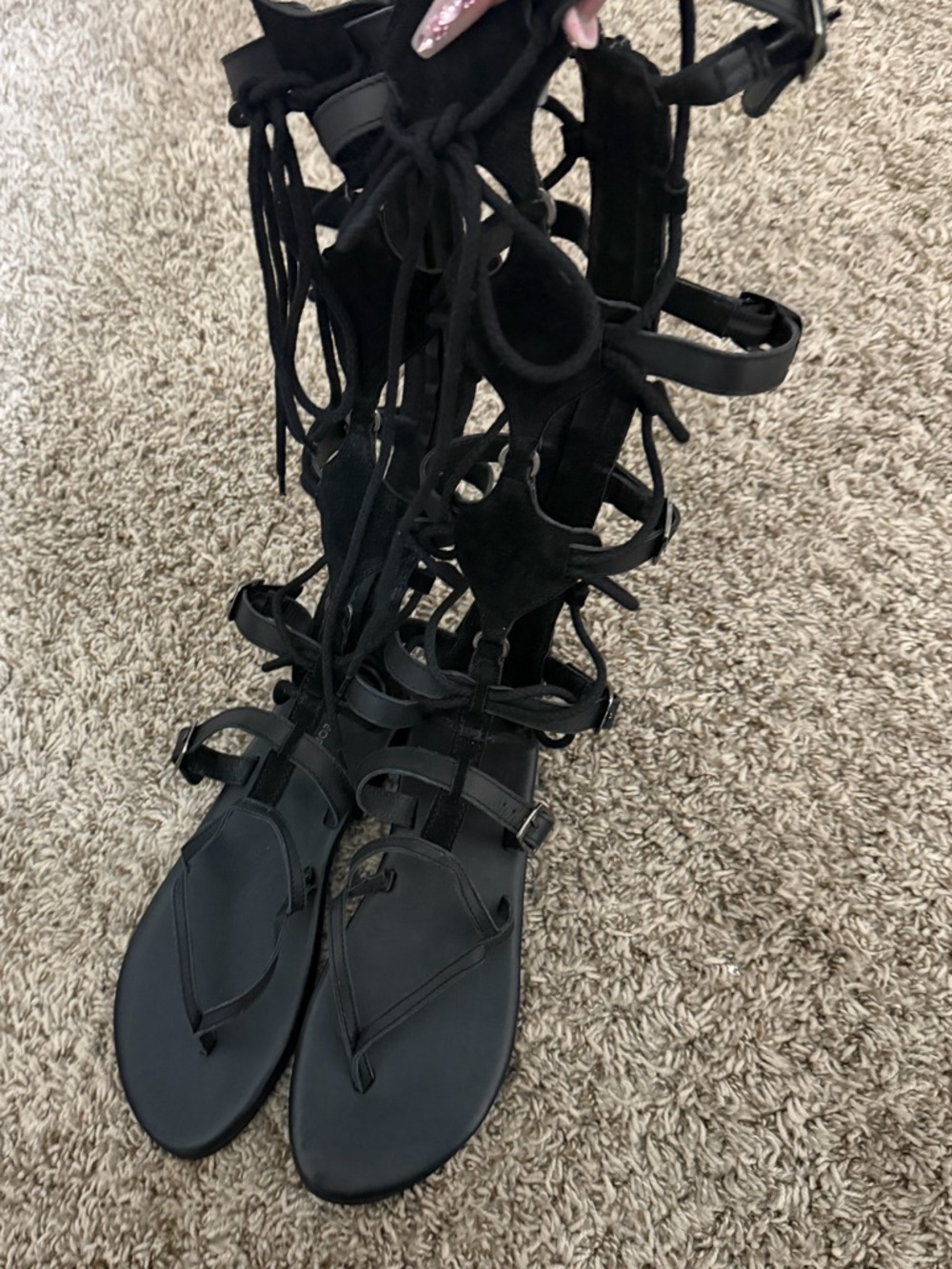 Driftwood Tall Gladiators by Free People 🔥 Size 10 Brand New - Picture 4 of 6